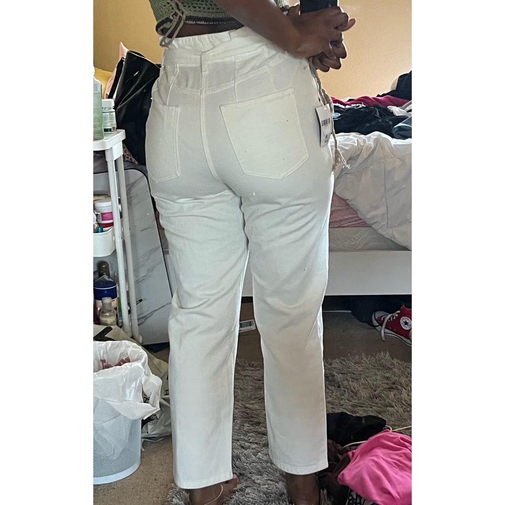 Ivory Paperbag pants